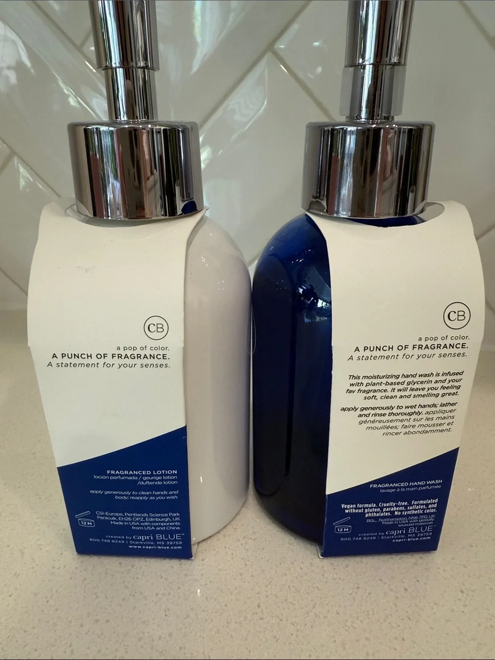 Capri Blue fragranced Hand Wash & Lotion Set ~ Aloha Orchid